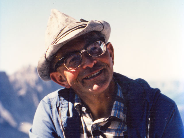 Reinhold Stecher am Berg